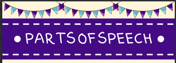Preview of Parts of Speech Infographic
