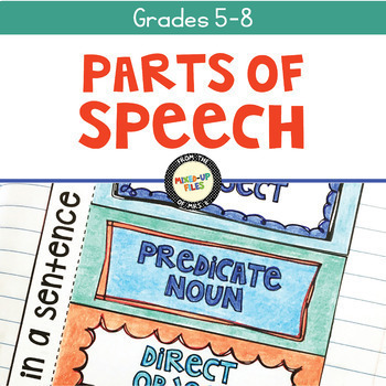 Preview of Parts of Speech Interactive Notebook