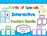 Parts of Speech Interactive Poster/Anchor Chart Pack Polka Dots