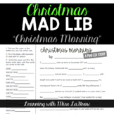 Parts of  Speech Mad Libs - Christmas Morning