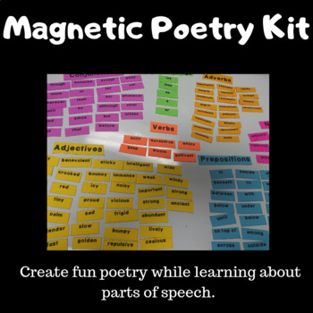 Preview of Parts of Speech - Magnetic Poetry Kit
