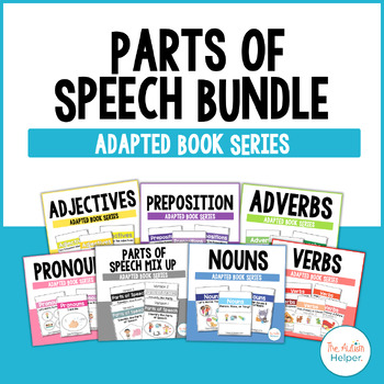 Preview of Parts of Speech Adapted Book Series BUNDLE