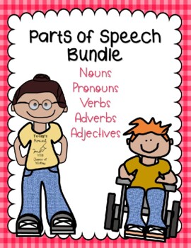 Preview of Parts of Speech Morning Work Bundle
