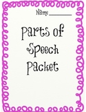 Parts of Speech Packet