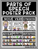 Grammar Parts of Speech Poster Display Bulletin Board Pack