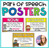 Part of Speech Posters