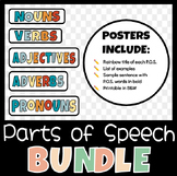 Parts of Speech Posters BUNDLE | Parts of Speech Posters |