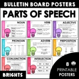 Parts of Speech Posters - ESL Classroom Bulletin Board - N