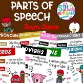 Parts of Speech Posters ~Farm Theme~ Melonheadz Clipart