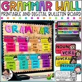 Parts of Speech Posters | Grammar Wall Bulletin Board Kit 