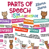 Parts of Speech Posters ~Llama AlpacaTheme~