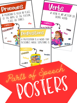 Preview of Parts of Speech Posters - No theme