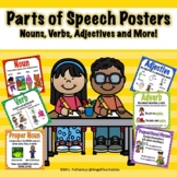 Parts of Speech Posters ~ Nouns, Verbs, Adjectives and More! Classroom Setup