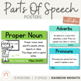 Parts of Speech Posters | RAINBOW BRIGHTS