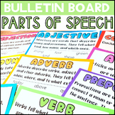 Parts of Speech Posters, Sentences, Bulletin Board Letters
