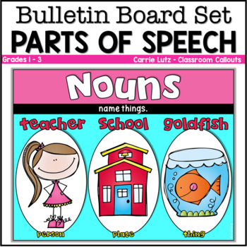 Preview of Parts of Speech: Posters & Bulletin Board Set