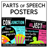Parts of Speech Posters and Notebook Templates (Academic Morphology)