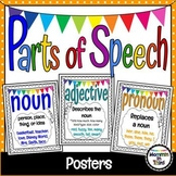 Parts of Speech Posters l Nouns, Verbs, Adjectives Anchor 