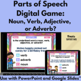 Parts of Speech Digital Game: Noun, Verb, Adjective, or Adverb?