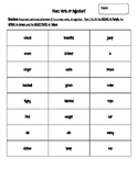 Parts of Speech Practice Sheets-2 (Nouns, Verbs, & Adjectives)