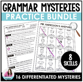 Grammar Parts of Speech Review Games - Differentiated Myst