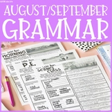 Parts of Speech Practice for Back to School: Nouns, Verbs,