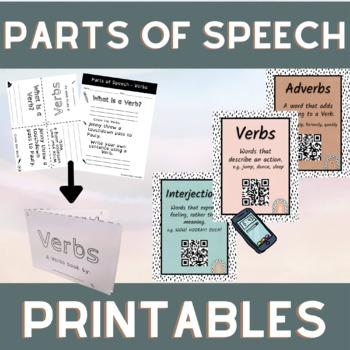 Preview of Parts of Speech Printables