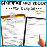 Parts of Speech Review Posters Worksheets ⭐ PRINT & DIGITA