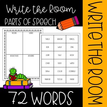 parts of speech write the room