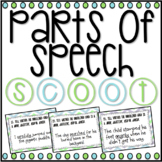 Parts of Speech SCOOT! Game, Task Cards or Assessment- Distance Learning