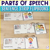Parts of Speech Sentence Strip Flipbooks for Expressive Language