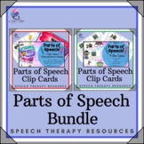 Parts of Speech - Set 1 and 2 - Clip Cards and Posters Gra