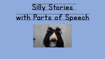 Preview of Parts of Speech Silly Stories Lesson and Activity Nouns Adjectives Verbs Adverbs