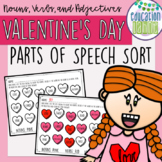 Parts of Speech Sort {Valentine's Day FREEBIE}