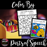 Parts of Speech Spring Coloring Pages