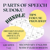 Parts of Speech Sudoku Bundle: Fun Puzzle Games to Practic