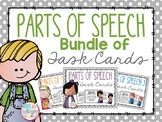 Parts of Speech Task Card Bundle- 72 Task Cards
