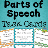Parts of Speech Task Cards Activities - Identifying Nouns,