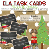Parts of Speech Task Cards: Christmas Theme