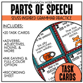 Parts of Speech Task Cards (Seuss-Inspired)