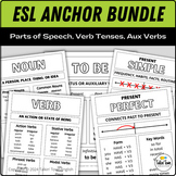 Parts of Speech, Verb Tenses, and Auxiliary Verb Charts Gr