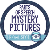 Parts of Speech Winter Mystery Pictures - Print and Go!