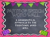 Parts of Speech Word Wall {Chalkboard and Brights}