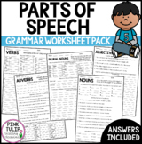 Parts of Speech Grammar Workbook
