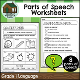 Parts of Speech Worksheets (Grade 1)
