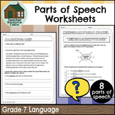 Parts of Speech Worksheets (Grade 7)