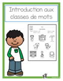 Parts of Speech Worksheets in French (nouns, verbs, adjectives)