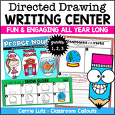 Parts of Speech Worksheets with Directed Drawing