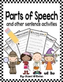 Parts of Speech and Other Sentence Activities (Common Core)
