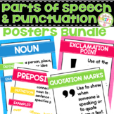 Parts of Speech and Punctuation Posters Bundle
